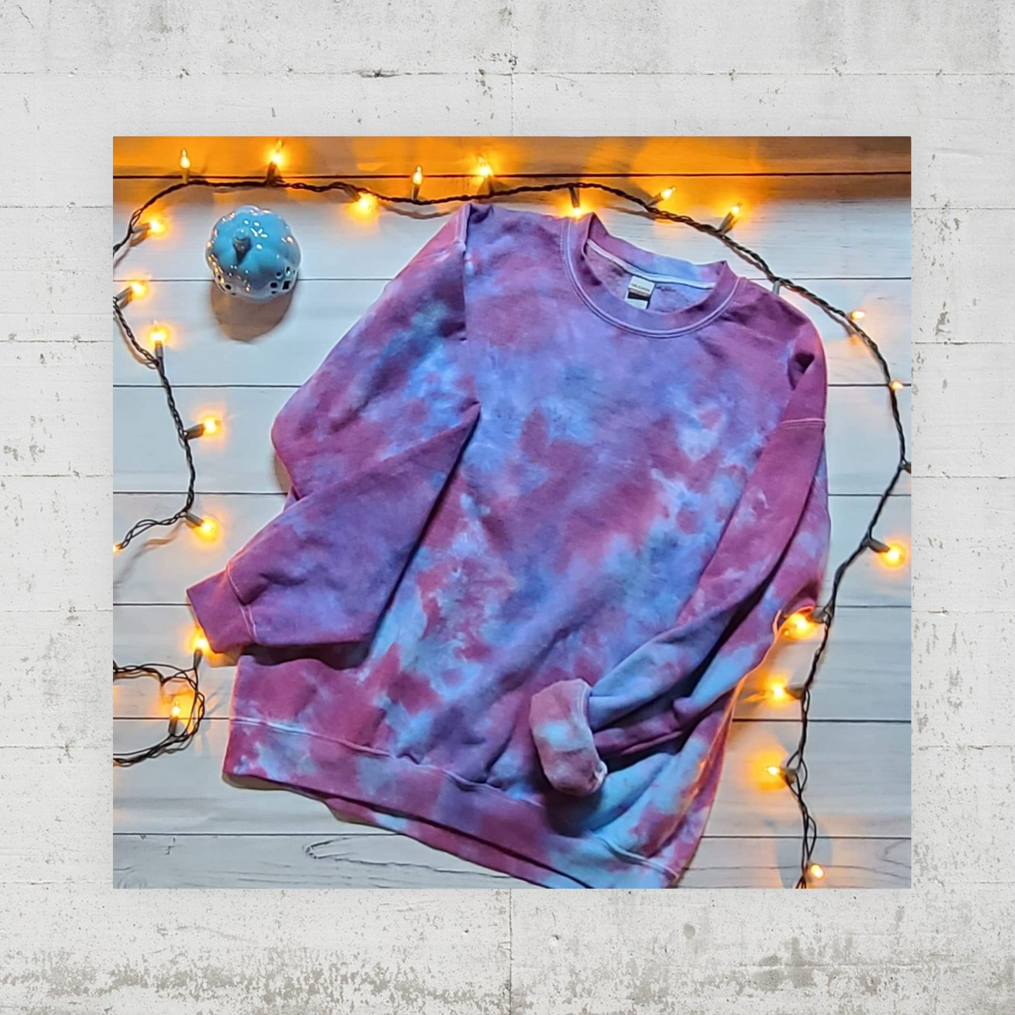 Blue/Purple Tie Dye Sweatshirt