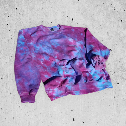 Blue/Purple Tie Dye Sweatshirt